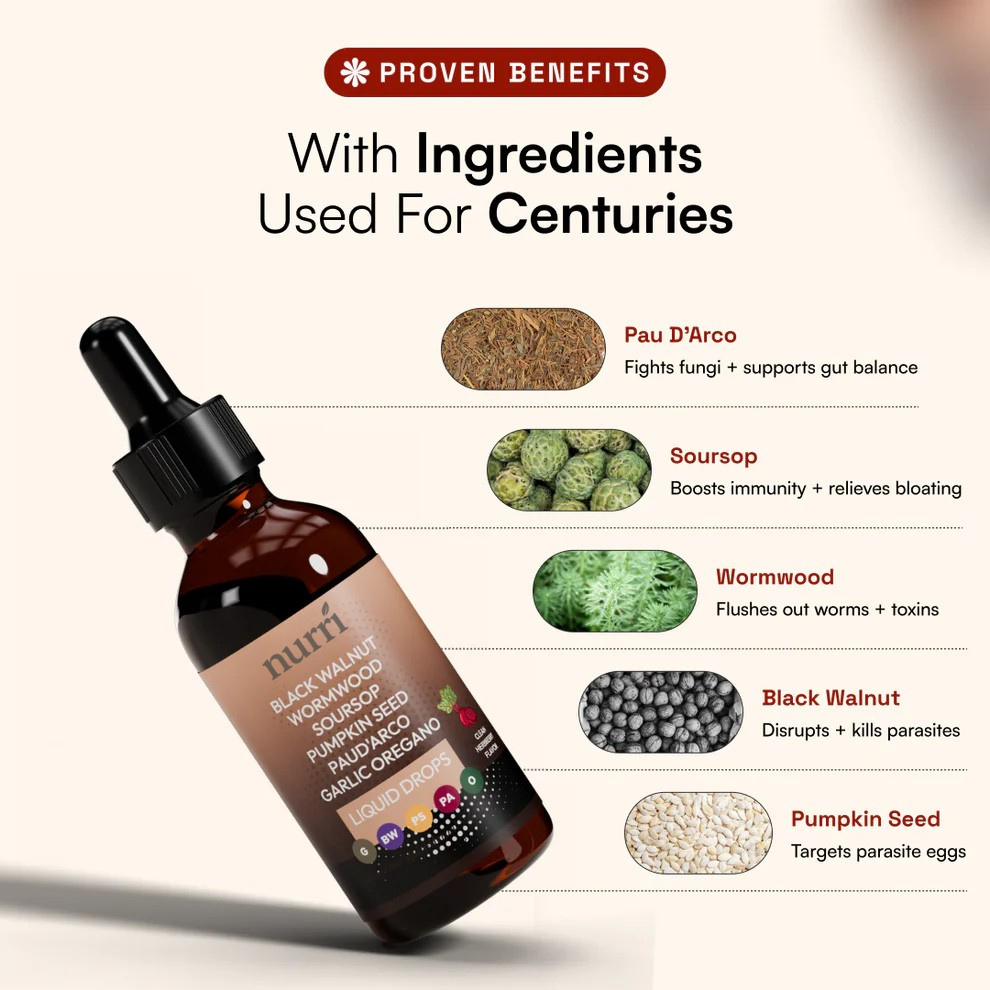 Wormwood Black Walnut Parasite Detox