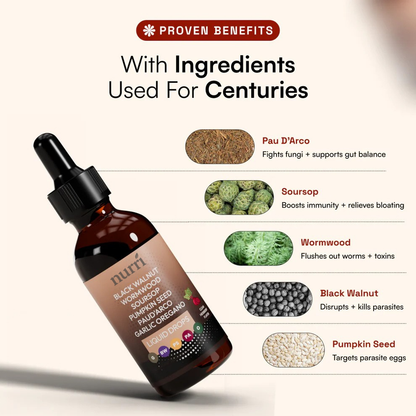 Wormwood Black Walnut Parasite Detox